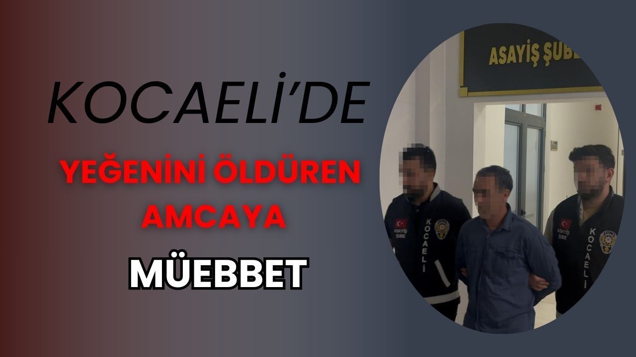 Kocaeli’de amcaya yeğenini öldürmekten müebbet hapis