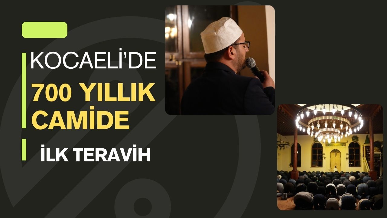Kocaeli Orhan Camisi'nde İlk Teravih Heyecanı