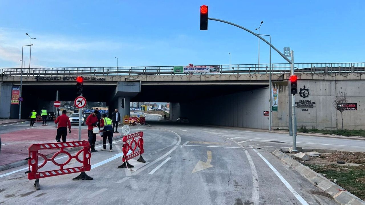 Körfezray Metro Projesi’nde Kaşkaldere yolu açıldı