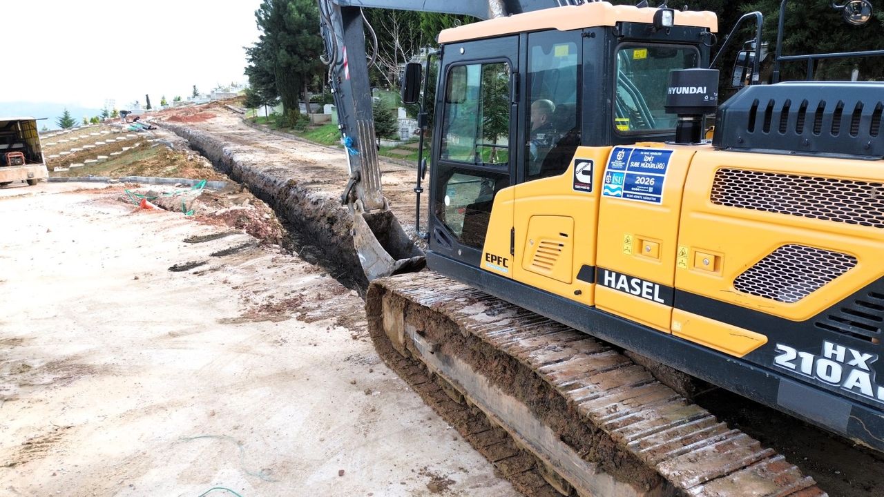 Kent Mezarlığı’ndaki su sorununa kalıcı çözüm: Hat yenileme çalışması başladı