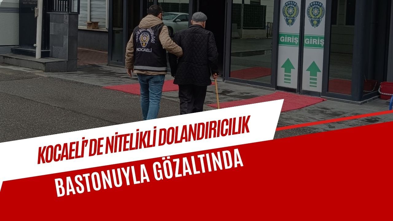 5 Yıl Hapis Cezalı Şahıs Bastonuyla Gözaltında
