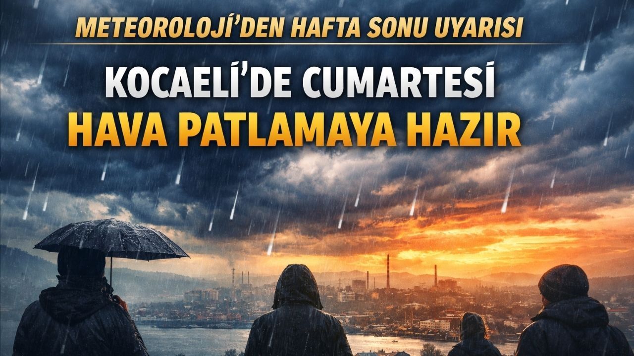 Kocaeli'de Bugün Hava Nasıl Olacak? Sıcaklık ve Yağmur Arasında Kıvılcımlara Dikkat