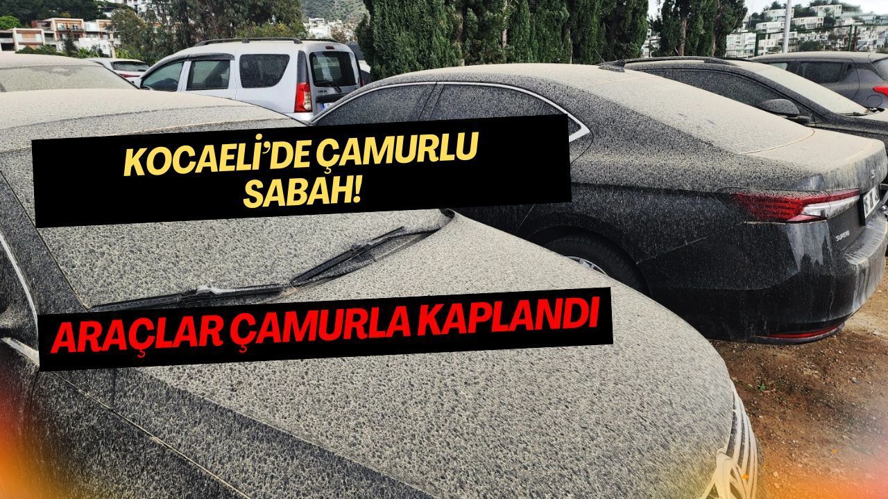 Kocaeli’de Toz Taşınımı Sabah Sürücülere Sürpriz Yaptı