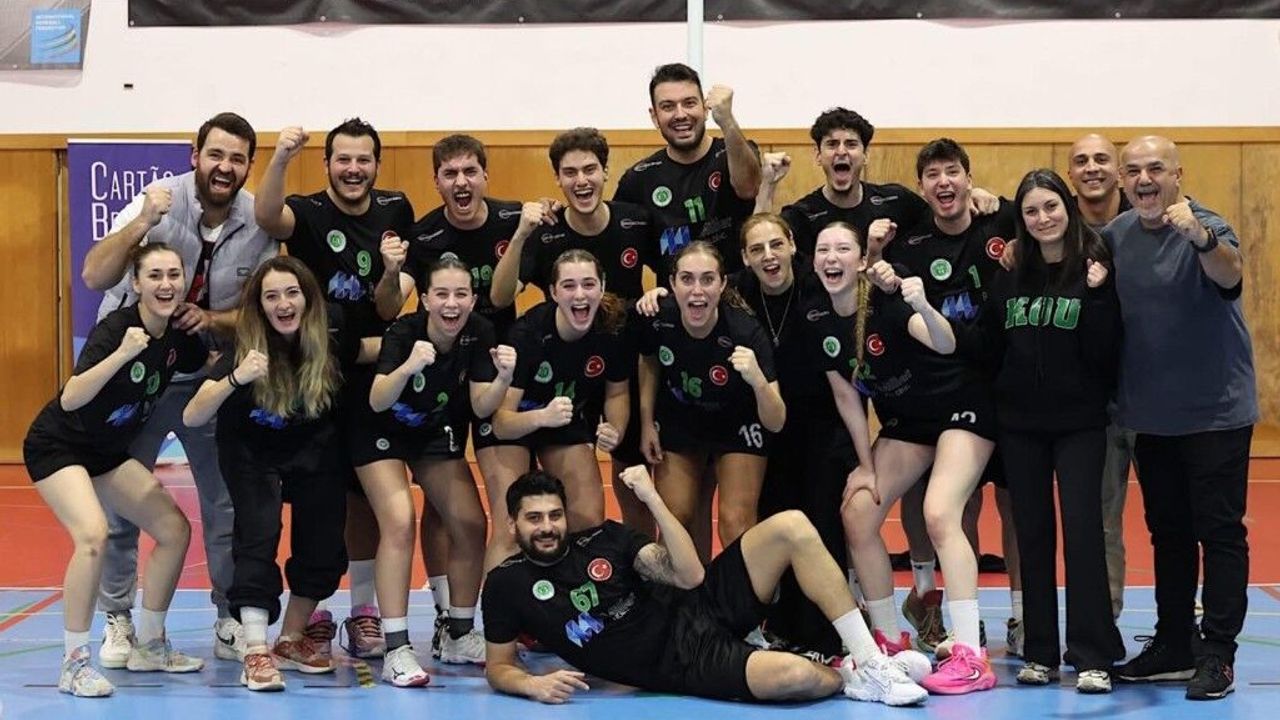Kocaeli Üniversitesi Korfbol Takımı Avrupa’da İkinci Oldu