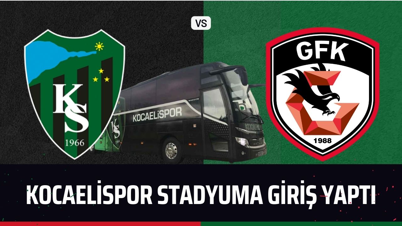 Kocaelispor stadyuma giriş yaptı