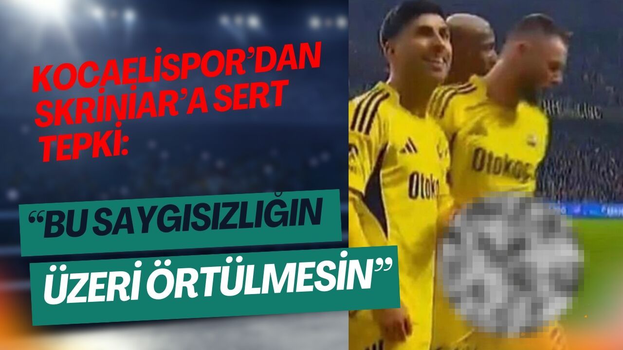 Kocaelispor’dan Skriniar’a Sert Tepki: “Bu Saygısızlığın Üzeri Örtülmesin”