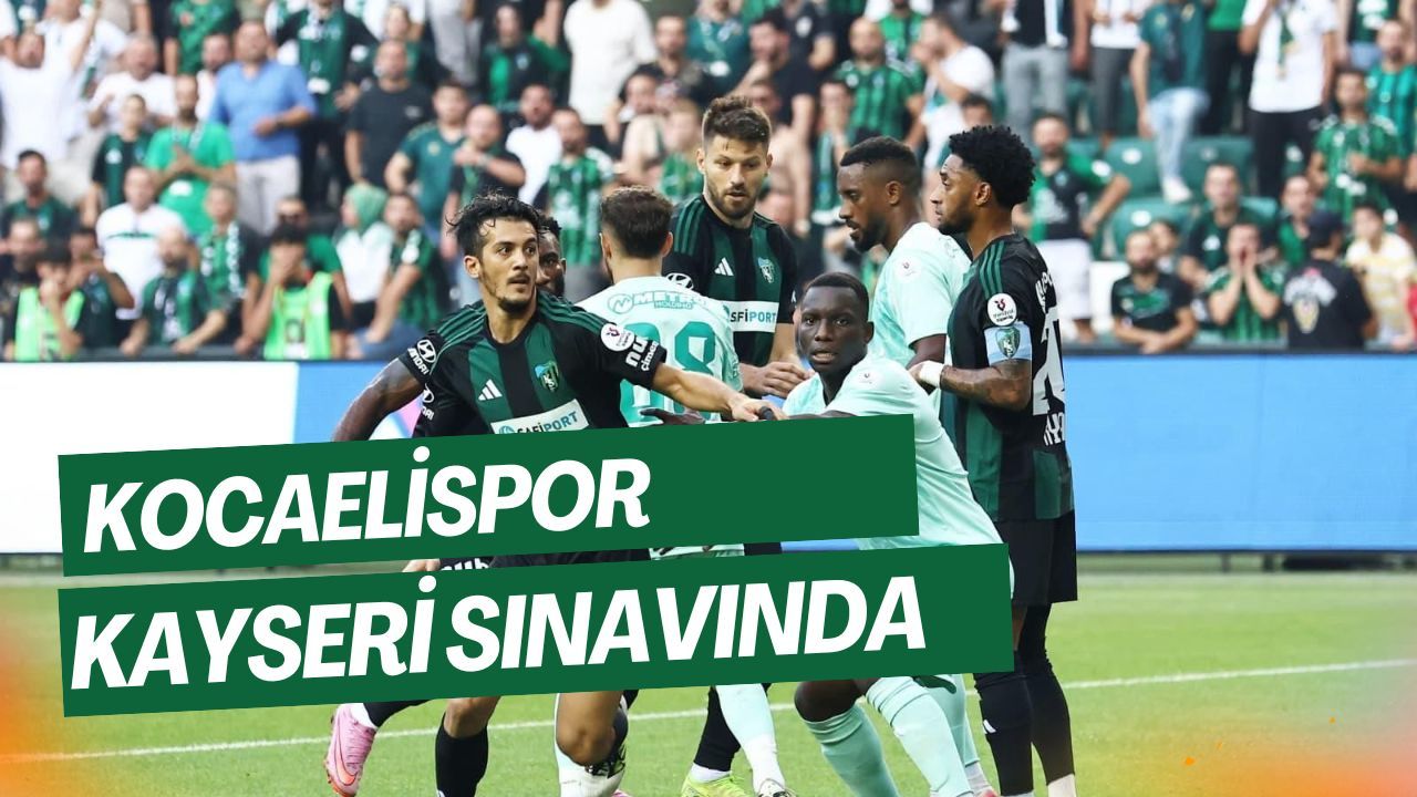 Kocaelispor deplasmandaki galibiyet hasretini Kayseri’de bitirmek istiyor