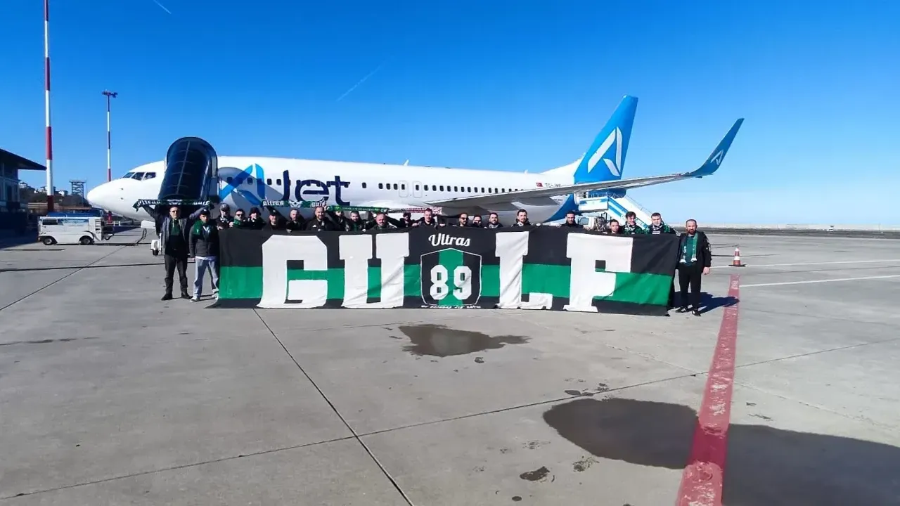 Yeşil-siyahlılar Rize’de: Taraftar kafilesi kente ulaştı