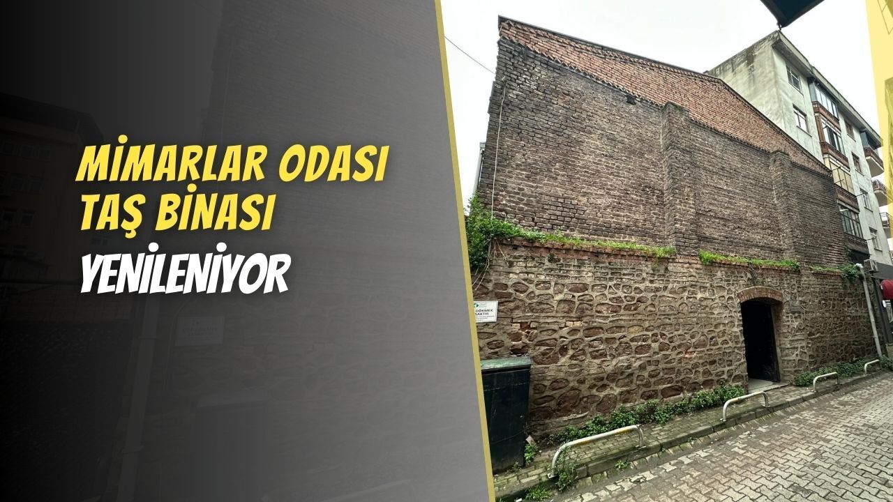 Mimarlar Odası’nda Tarihi Taş Bina Yenileniyor