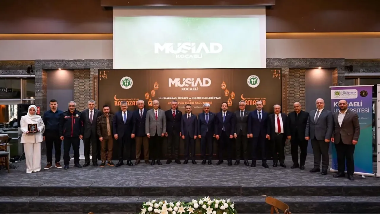 MÜSİAD Kocaeli’den Uluslararası İftar ve “Kocaeli’nin Enleri” Ödül Töreni