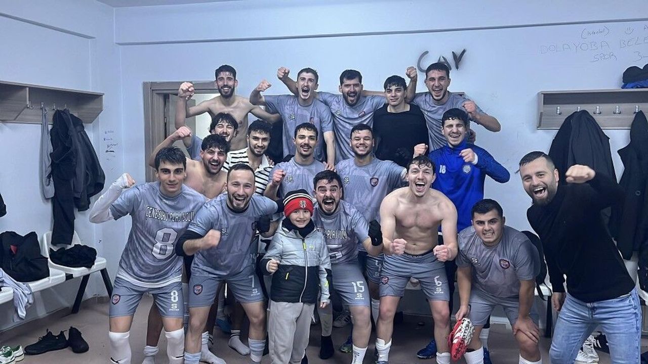 Mahalle derbisi Plajyoluspor’un: Avni Kalkavan’da net galibiyet