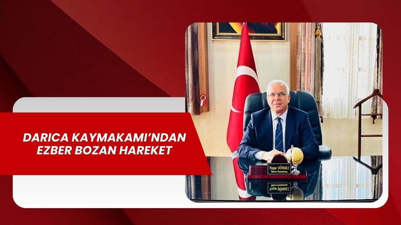 Darıca Kaymakamı’ndan Ezber Bozan Hareket: Kendi Sandalyesini Kendi Taşıdı