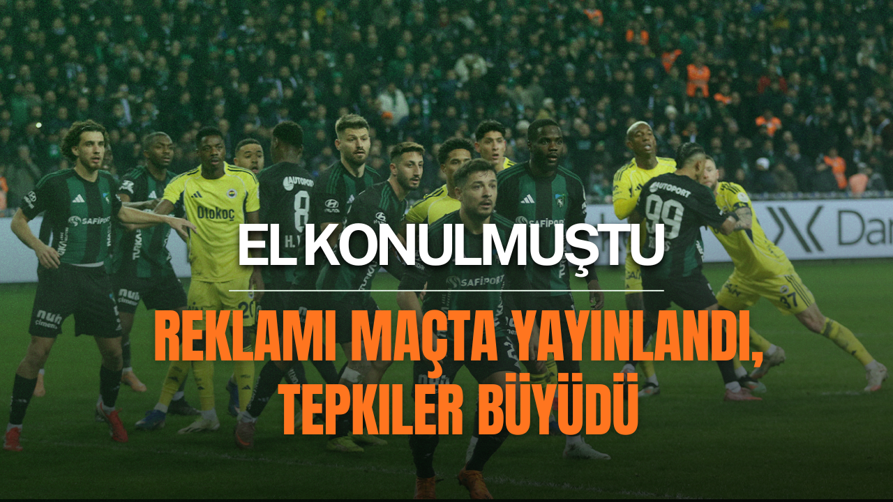 El Konulan Darkex’in Reklamı Maçta Yayınlandı, Tepkiler Büyüdü