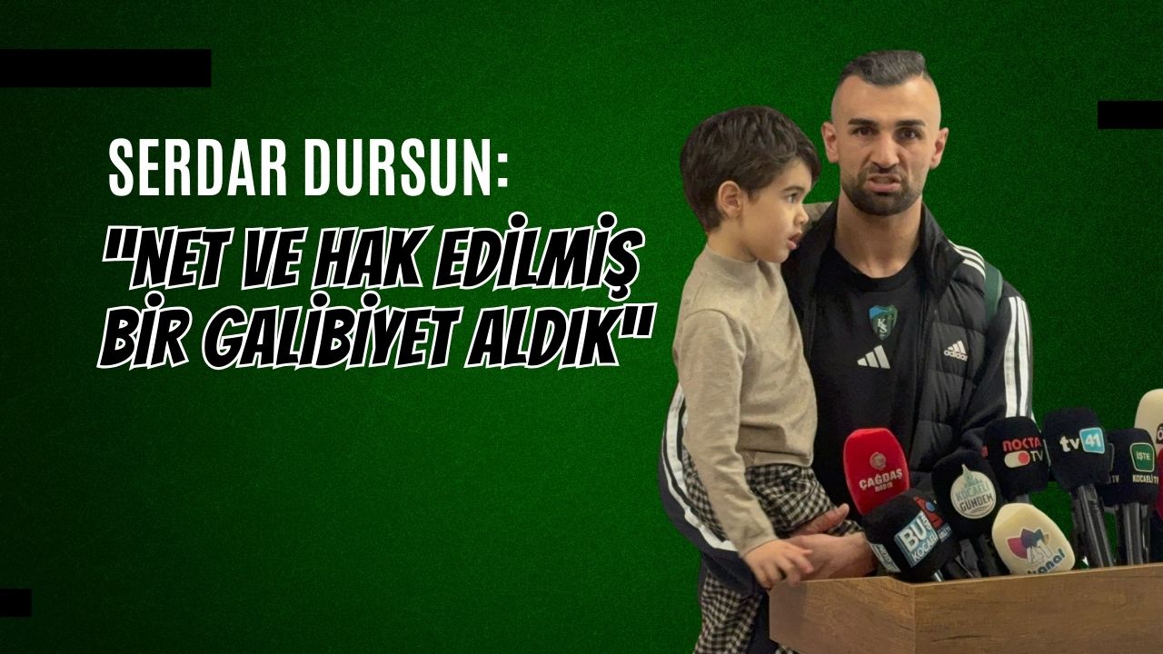 Serdar Dursun: “Net ve hak edilmiş bir galibiyet aldık”