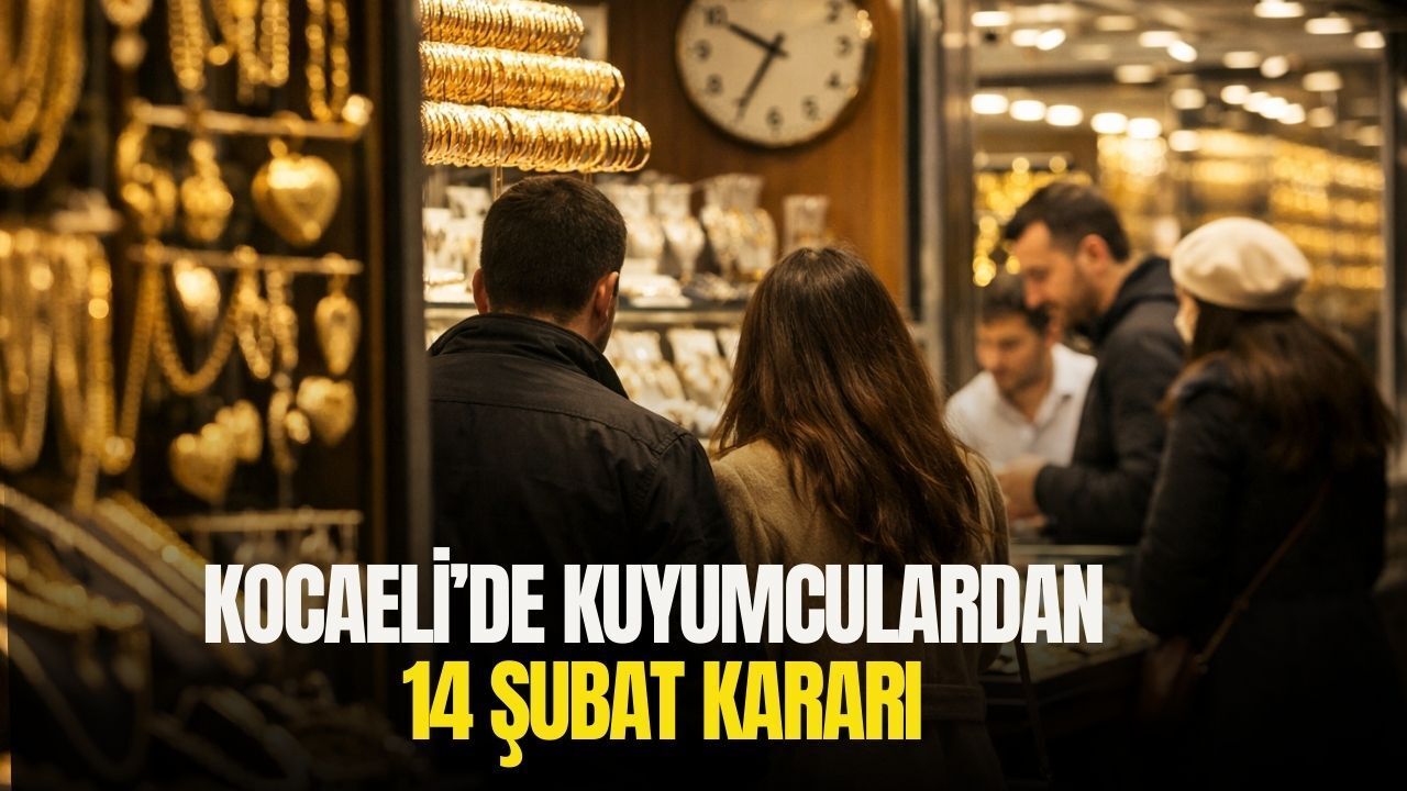 Sevgililer Günü Öncesi Kocaeli’de Kuyumculardan Karar