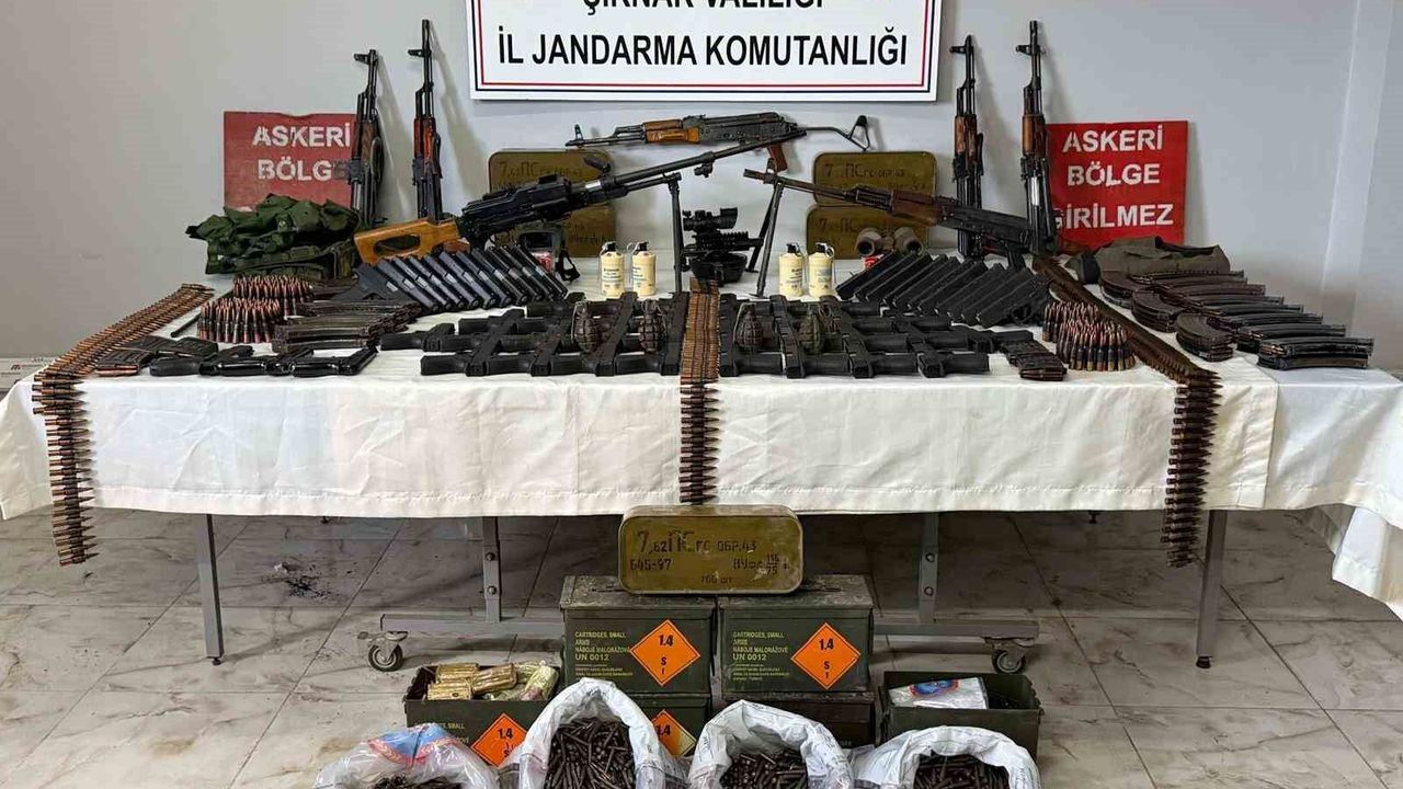 Silopi’de cephanelik operasyonu: 6 tutuklama