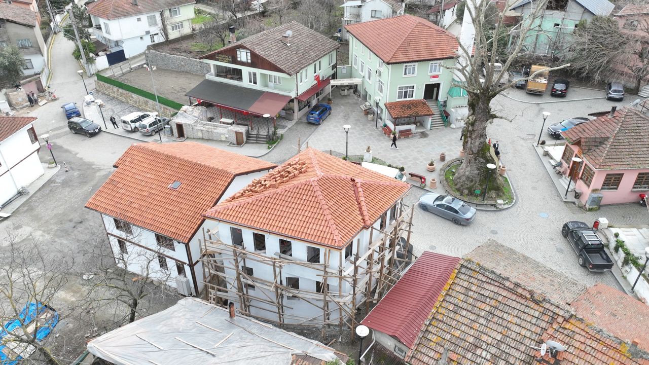 Saraylı’daki tarihi yapı restorasyonunda sona gelindi