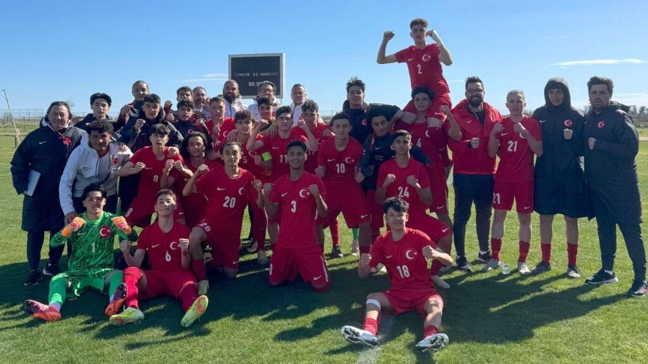 Tolga Şanbay Yönetiminde U-15 Milli Takımı’ndan 3-2’lik Zafer