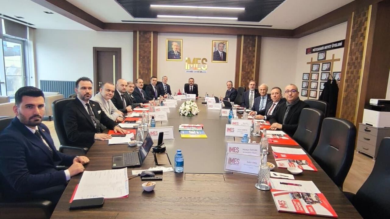 İMES OSB Müteşebbis Heyet Toplantısı Vali İlhami Aktaş başkanlığında yapıldı