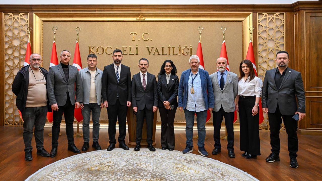 Kocaeli Gazeteciler Cemiyeti’nden Vali Aktaş’a ziyaret