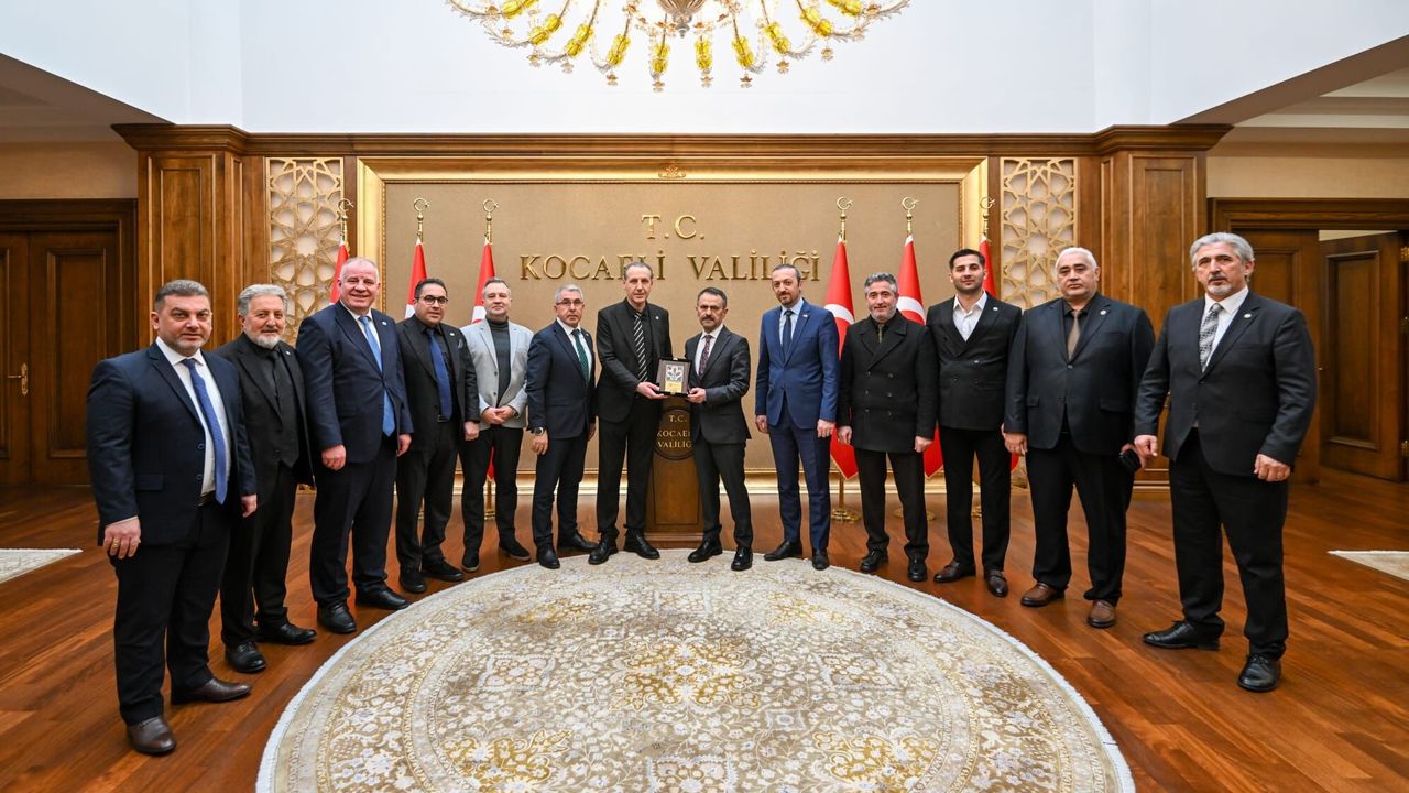 Kocaeli Emlakçılar Odası’ndan Vali Aktaş’a Ziyaret