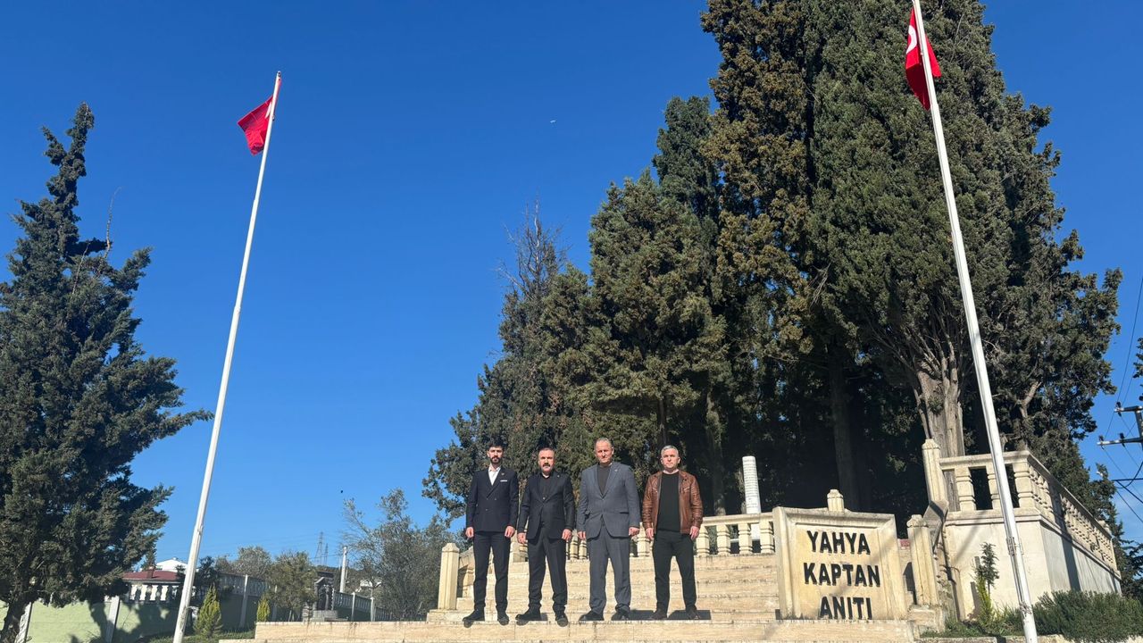 MHP Dilovası’ndan Yahya Kaptan Anıtı’na Vefa