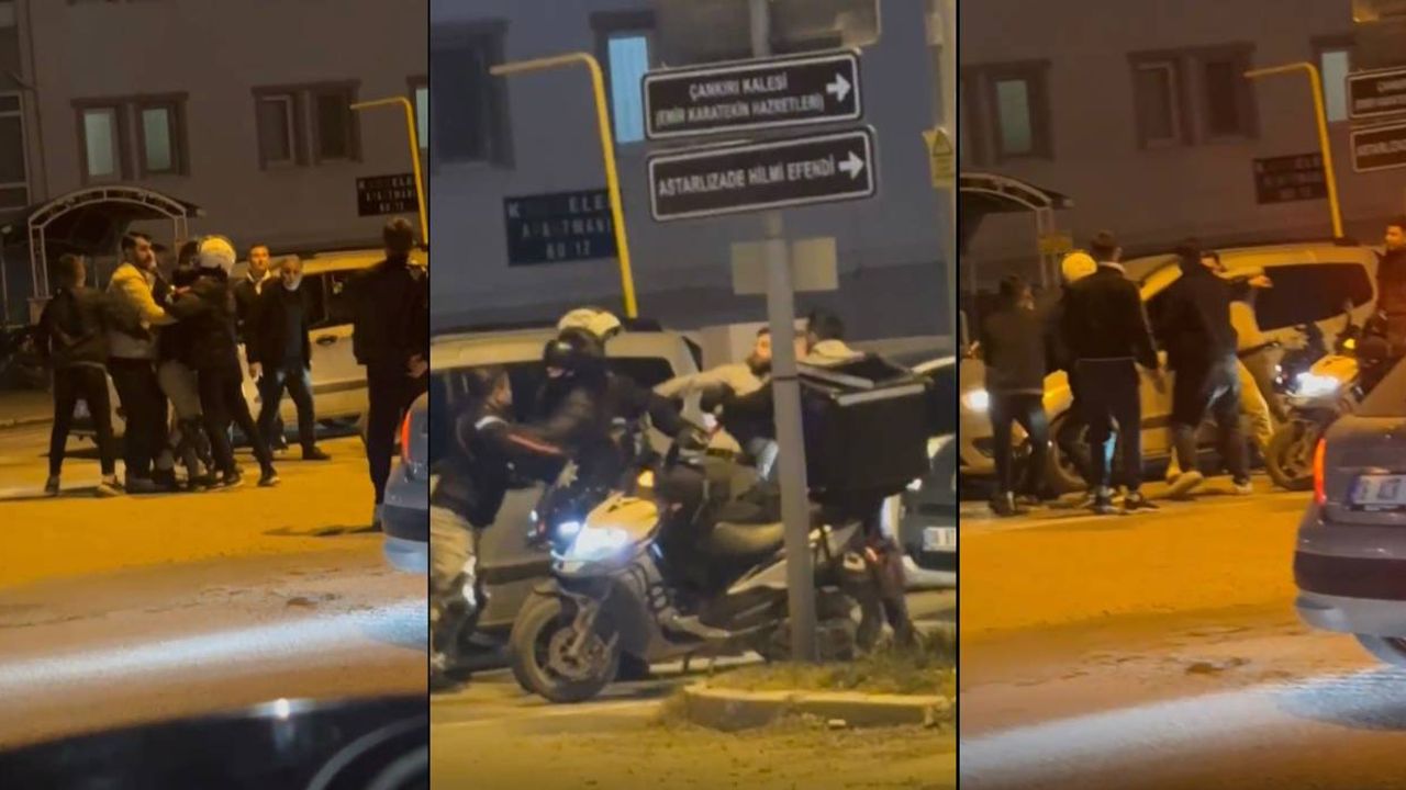 Trafik Tartışması Kavgaya Dönüştü: O Anlar Kamerada 4