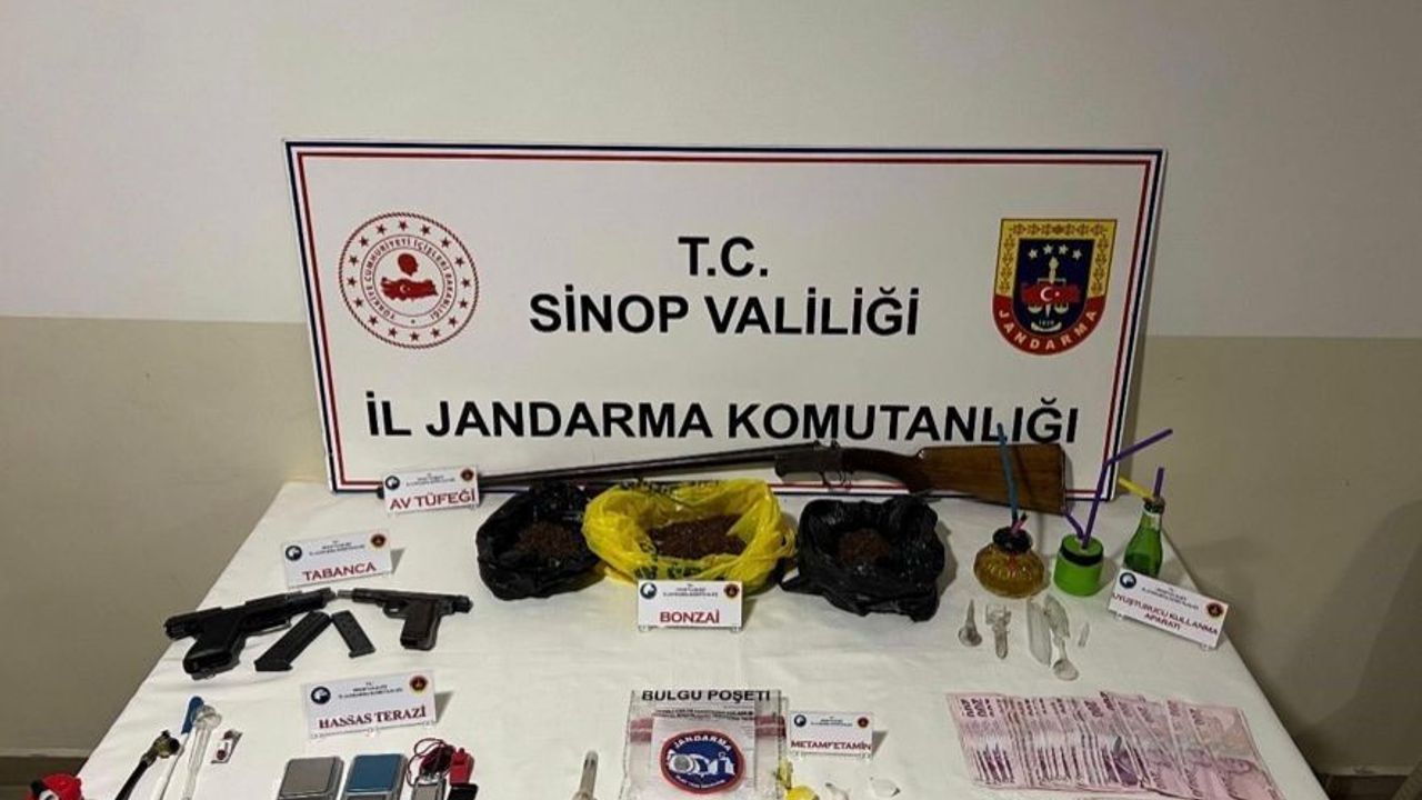 Sinop’ta Uyuşturucu Operasyonu: 2 Tutuklama