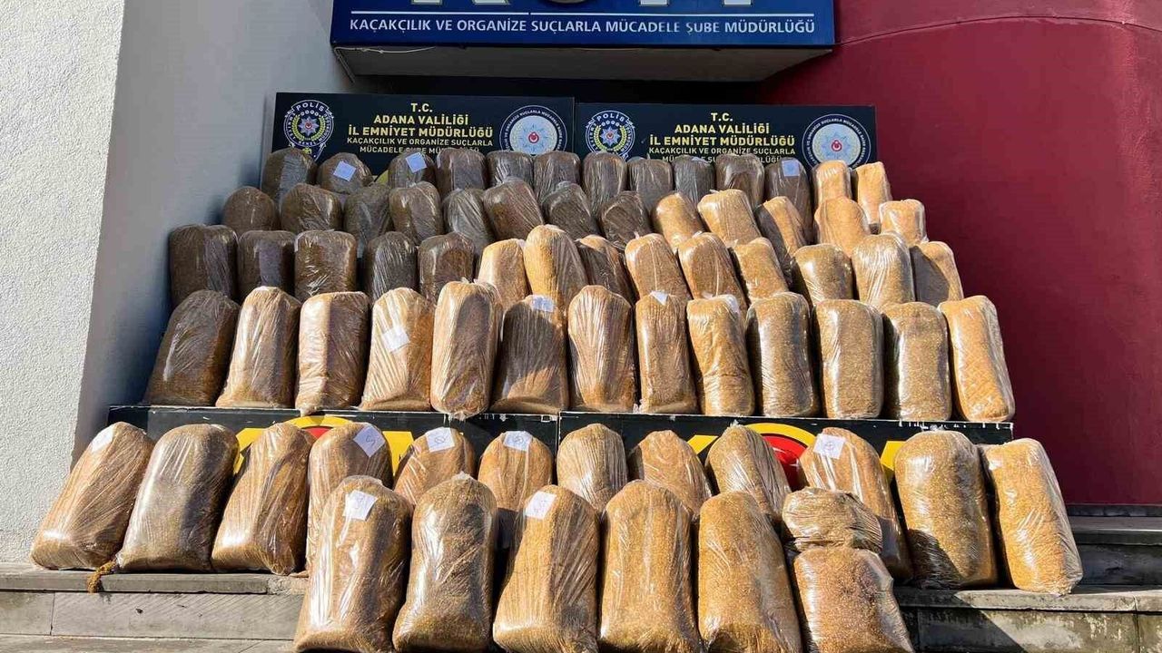 Kaçak Tütün Operasyonu: 1 Ton 650 Kilogram Tütün Ele Geçirildi