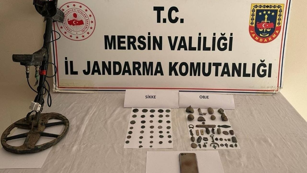 Tarihi eser operasyonu, çeşitli objeler ele geçirildi