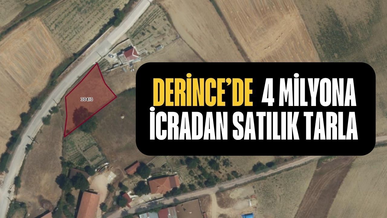 Kocaeli’de Yatırımlık Taşınmaz Satışta: 852 Metrekare Tarla İhaleye Çıkıyor
