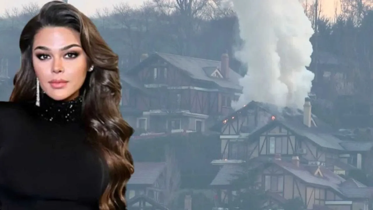 Ünlü Oyuncu Aslıhan Karalar’ın Villasında Yangın