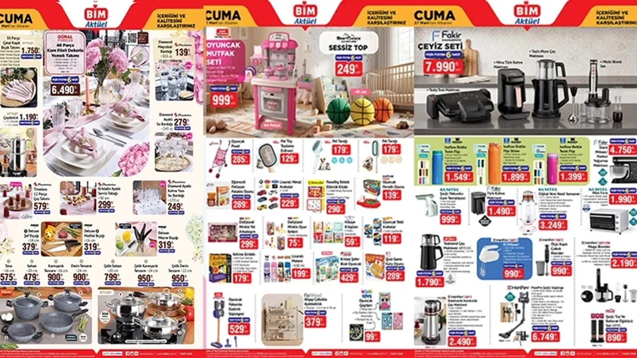 27 Mart 2026 BİM Kataloğu