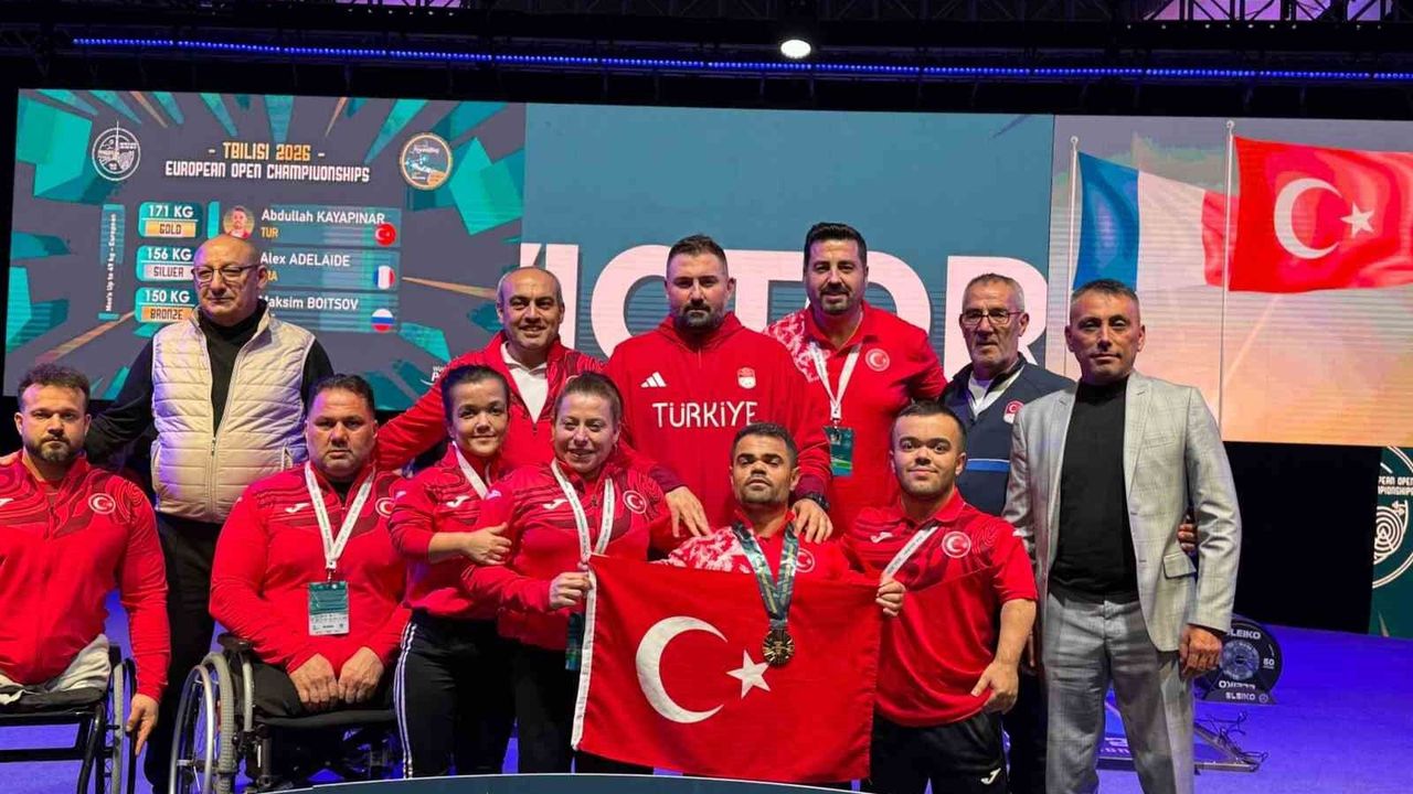 Abdullah Kayapınar, 2026 Para Powerlifting Avrupa Şampiyonası'nda Şampiyon Oldu