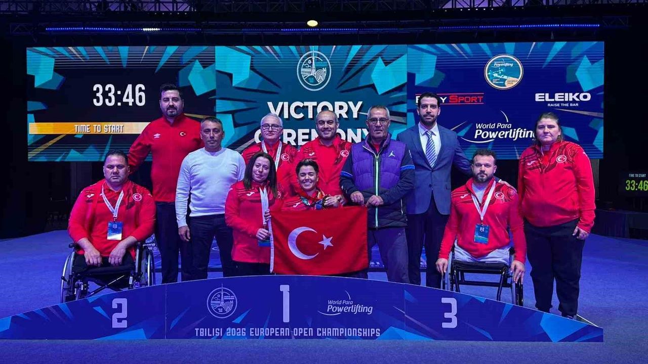 Avrupa Para Powerlifting Şampiyonası'nda milliler 15 madalyaya ulaştı