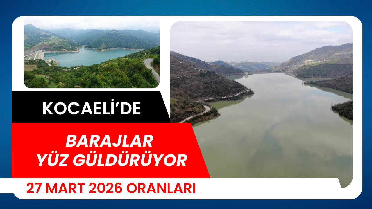 Kocaeli Su Sorununu Unuttu: Barajlarda Doluluk Oranları Yüzleri Güldürüyor