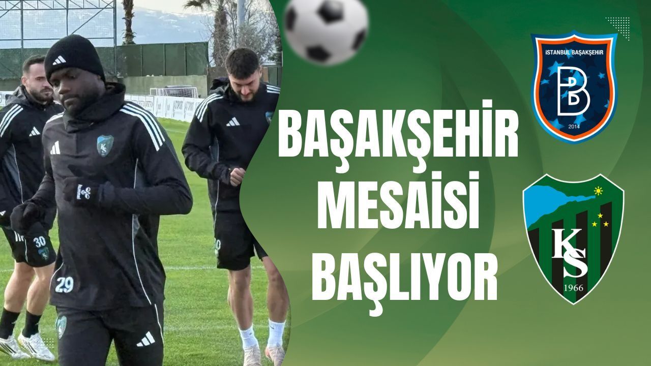 Kocaelispor’da Başakşehir Mesaisi Başlıyor: Körfez Sahaya İniyor!