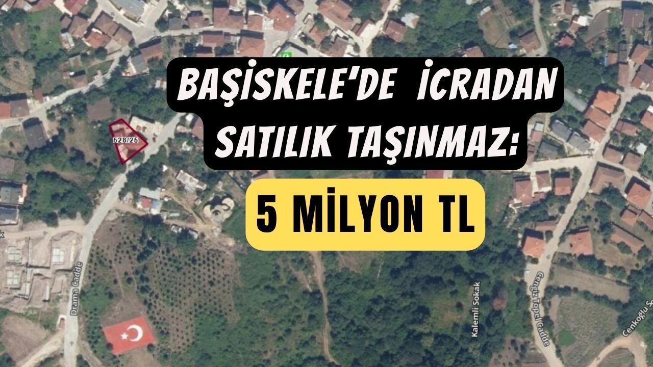Başiskele'de 5 milyona icradan satılık taşınmaz