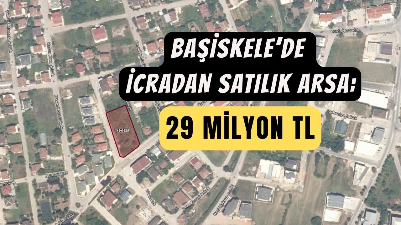 Başiskele'de icradan satılık arsa: 29 milyon TL