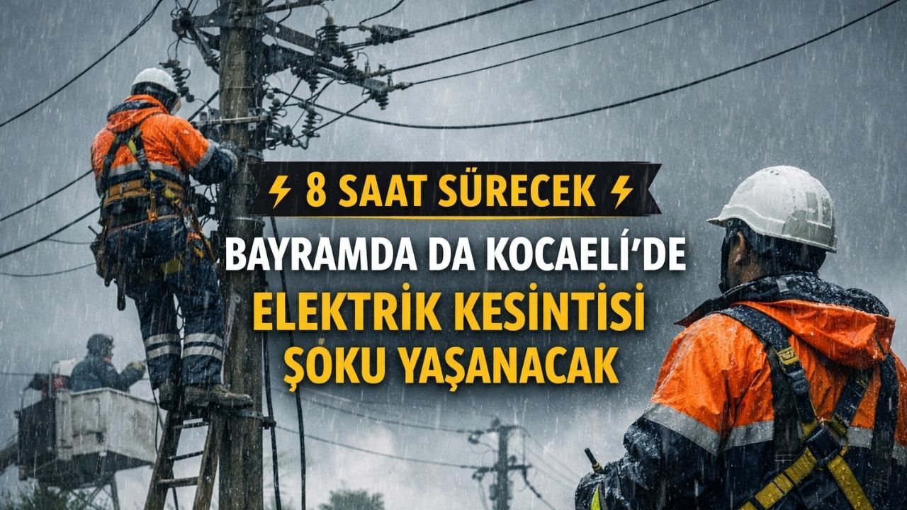 Gebze'de Gün Boyu Elektrik Kesintisi: Kocaeli Bayrama Karanlıkta Giriyor
