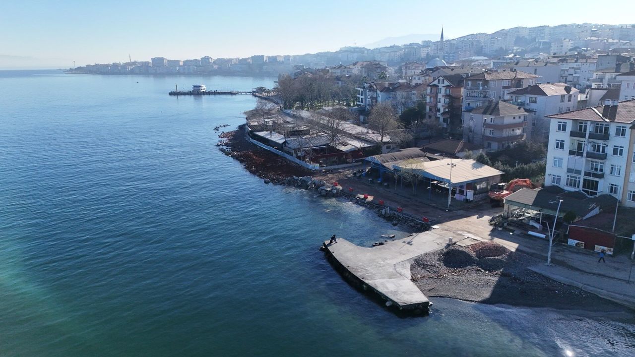 Değirmendere Sahiline Dalga Kırıcı Set Geliyor