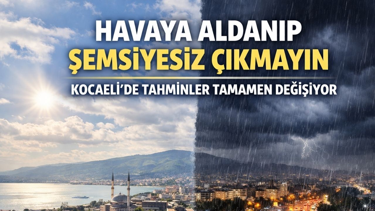 Kocaeli'de Bugün hava nasıl Olacak? Bahar Havasına Aldanmayın