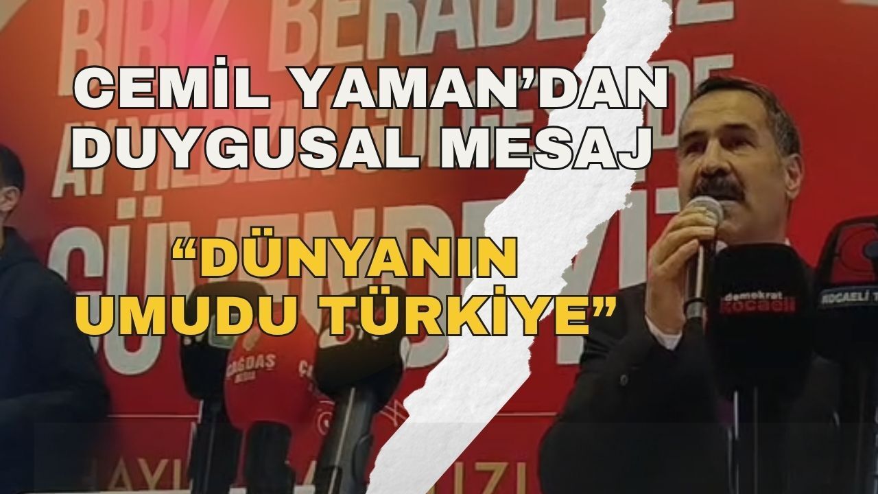 Cemil Yaman’dan AK Parti Bayramlaşmasında Duygusal Mesajlar: Dünyanın Umudu Türkiye