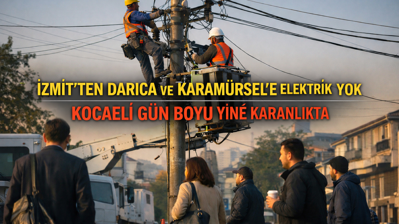 İzmit’ten Darıca ve Karamürsel’e Gün Boyu Elektrik Yok: Kocaeli’de Planlı Kesinti Alarmı