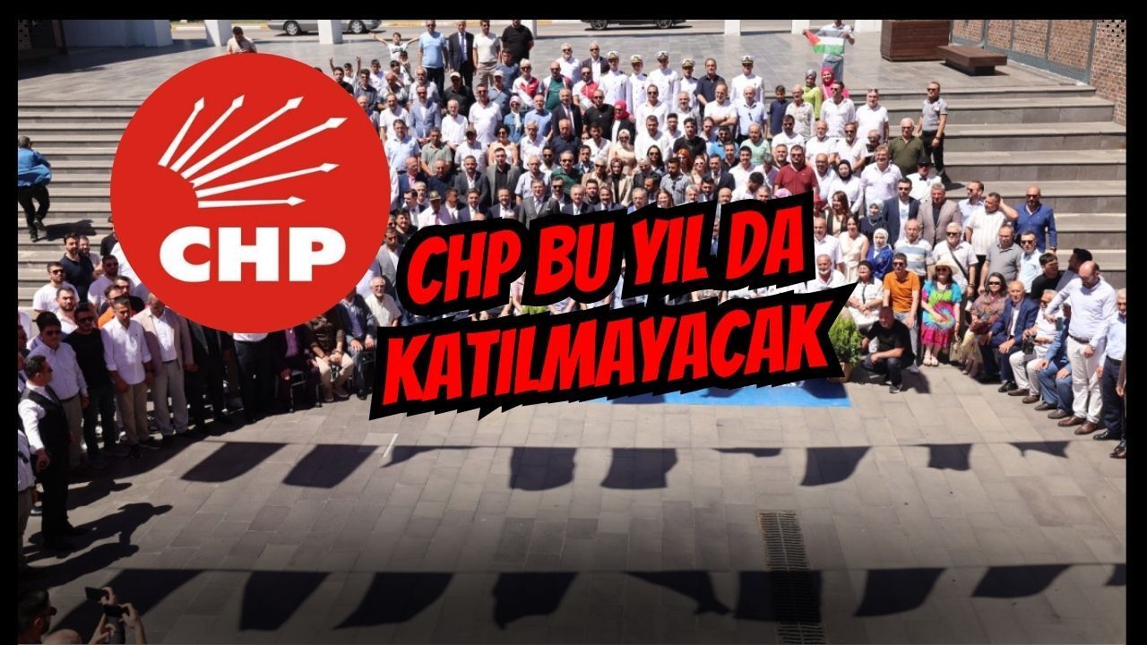 CHP bu yıl da Kent Bayramlaşması'na katılmayacak