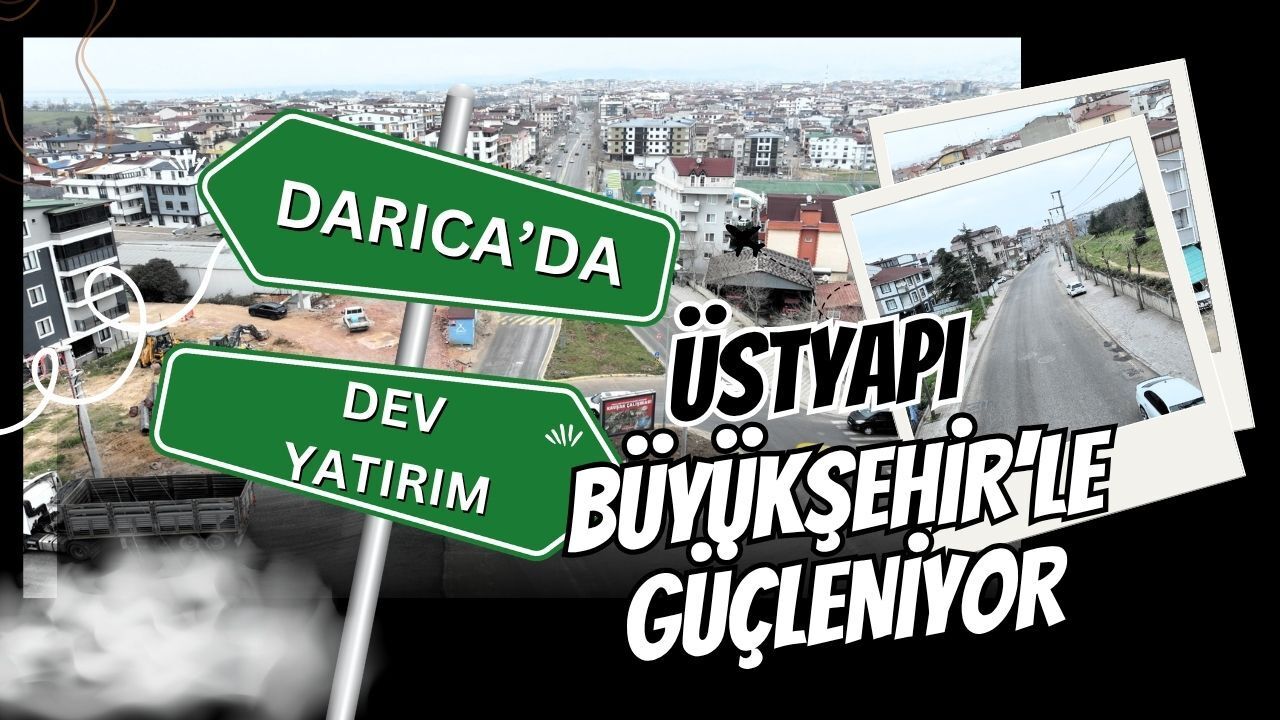 Kocaeli Büyükşehir’den Darıca’ya Modern Dokunuş: Kritik Kavşak Yenileniyor