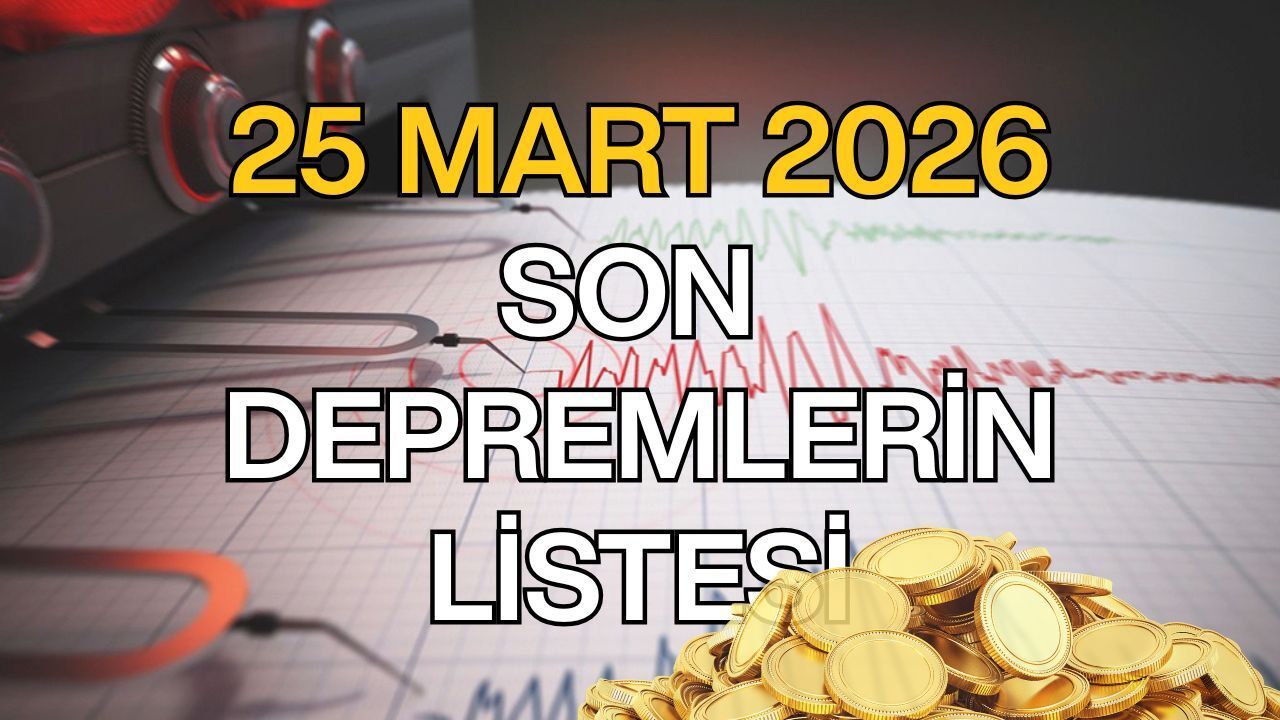 Türkiye'de Bugün Deprem mi Oldu? 25 Mart Kandilli ve AFAD Listesi