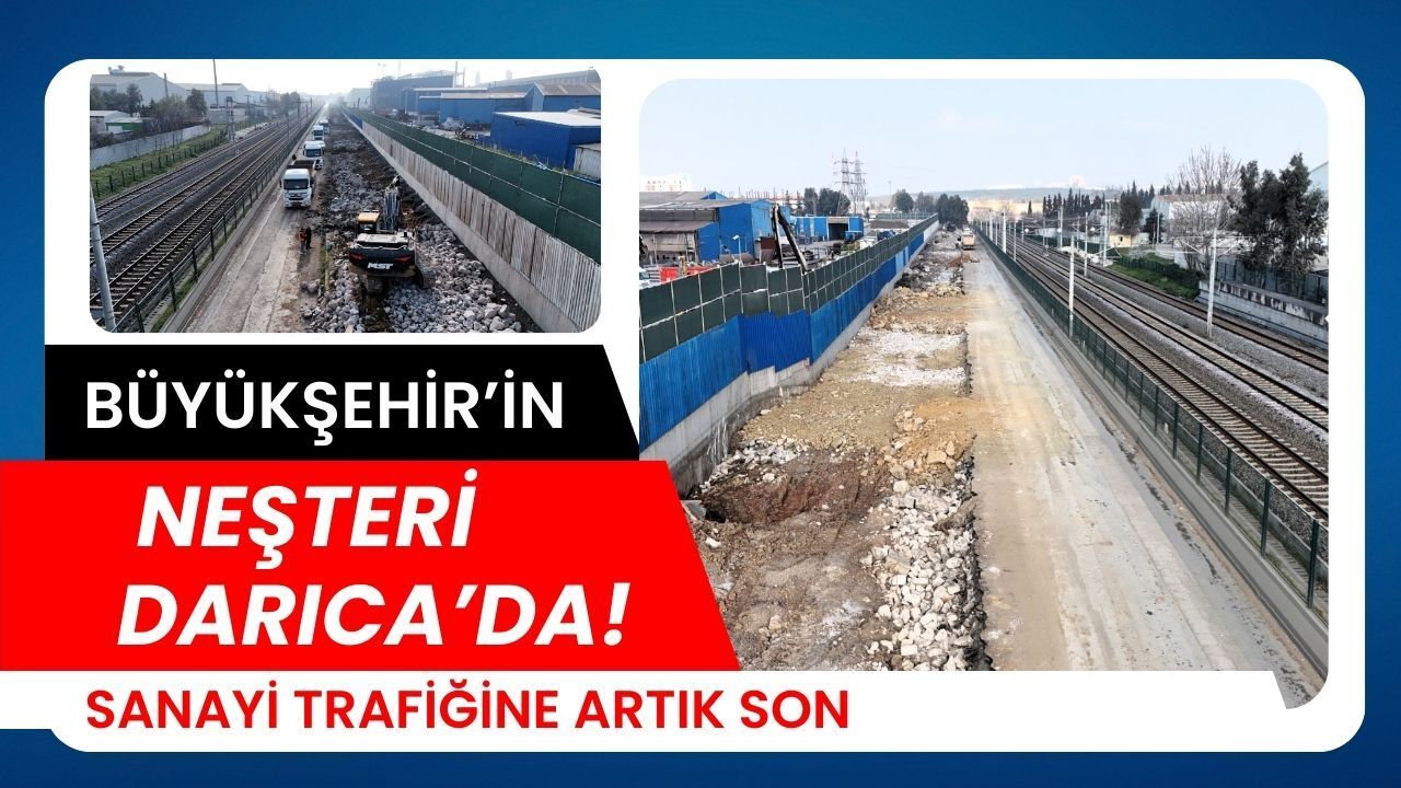 Darıca Dutluk Sokak’a Büyükşehir Dokunuşu: Sanayi Ağını Rahatlatacak Adım