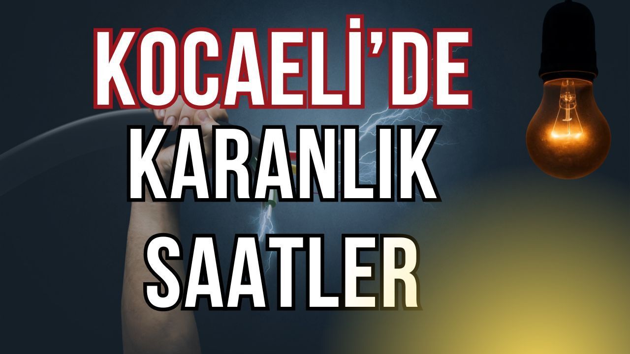 Kocaeli’de Şalterler İniyor: 5 İlçede 8 Saatlik Karanlık Başladı!