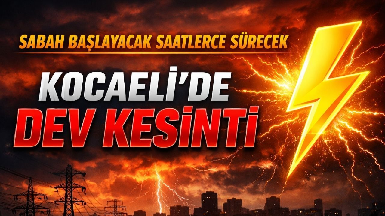 Kocaeli’de Saatlerce Elektrik Kesilecek: Birçok İlçe İçin Şok Uyarı Geldi